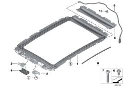 Mangueira de drenagem da água traseira esquerda para BMW F97, G01, G08 (OEM 54107414347). BMW original