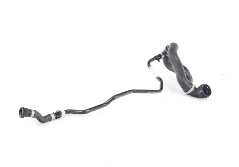 Manguera inferior de radiador al termostato OEM 17127602294 para BMW E82, E92, E93, 135i y 335is con motor N54. Original BMW.
