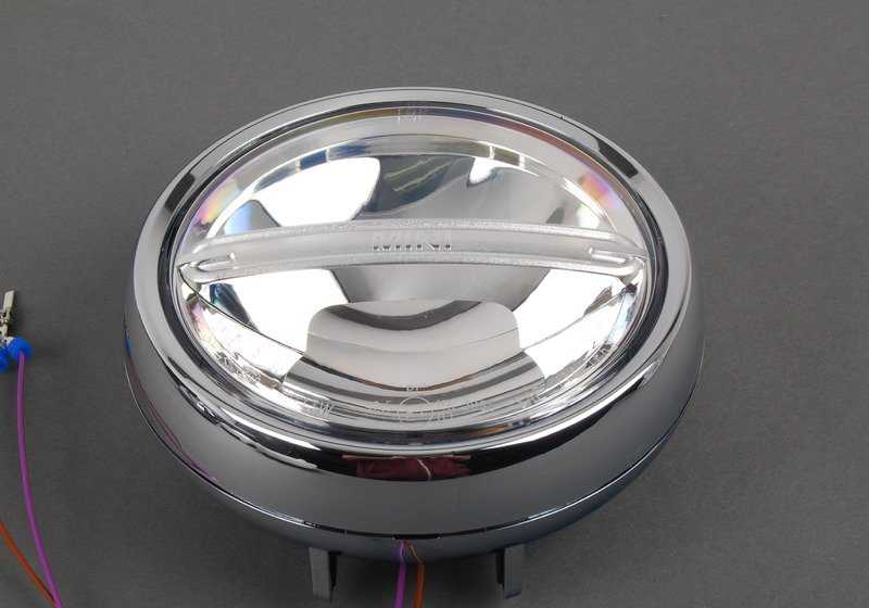 Kit de faros adicionales LED OEM 63122288981 para MINI F55, F56, F57, F54, F60, R55, R56, R57, R58, R59, R60, R61. Mejora visión y estilo. Original MINI.