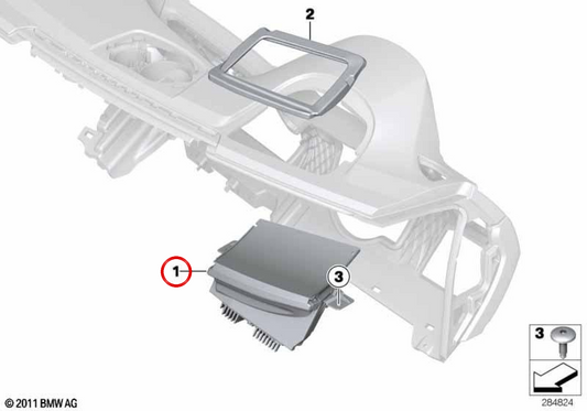 Head-Up Display OEM 62308736359 para BMW F30, F31, F80. Original BMW.