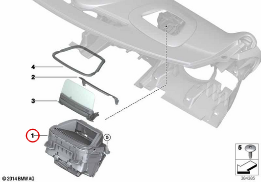 Head-Up Display OEM 62309825225 für MINI F56, F55, Clubman F54, Cabrio F57... und mehr. Originaler MINI.