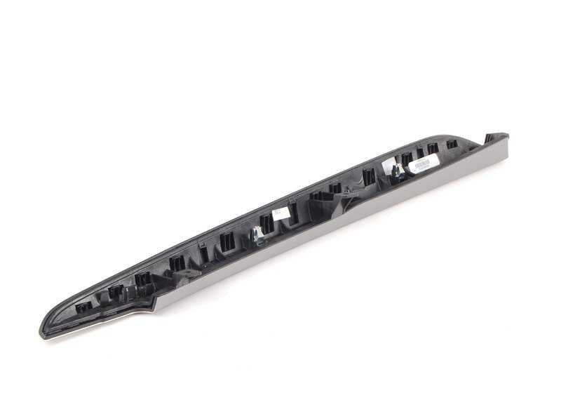 Embellecedor aluminio consola central derecha OEM 51169270598 para BMW F15. Original BMW.