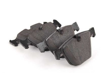 Brake pills set with OEM sensor 34212339292 for BMW E60, E60N, E63, E63N, E64, E64N. Original BMW.