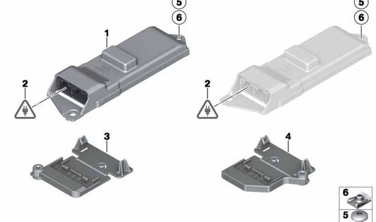 Unità di controllo per cinture elettroniche per BMW F01, F02, F04 (OEM 61359200908). BMW originale