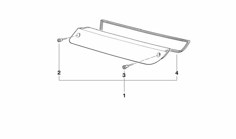 Juego de juntas para luz intermitente OEM 63139069130 para BMW E46, E60, E61, E63, E64, E65, E66, E83, E85, E87, E90, E91, F01, F02, F10, F11, F12, F13, F30. Original BMW.