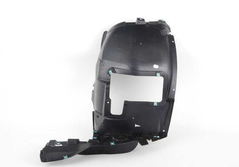 Cubierta paso de rueda inferior izquierda OEM 51718047461 para BMW E92, E93. Pieza original BMW.