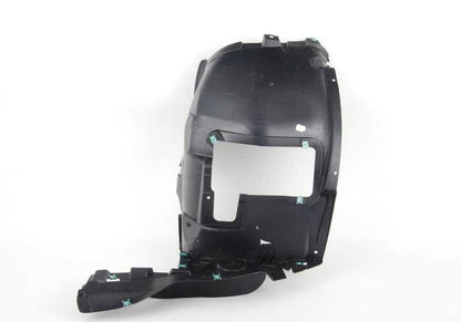 Cubierta paso de rueda inferior izquierda OEM 51718047461 para BMW E92, E93. Pieza original BMW.