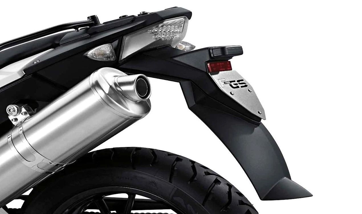 Extensión de protección antisalpicaduras trasera OEM 71607695031 para BMW Motorrad F 700 GS, F 800 GS, F 650 GS, F 800 GS Adventure. Original BMW Motorrad.