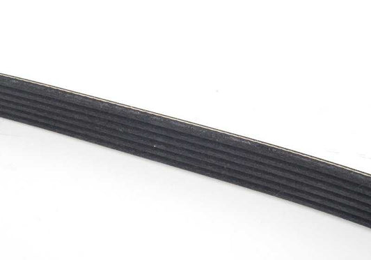 Correa auxiliar (Poly V) OEM 11287628651 para BMW E81, E82, E87, E88, E90, E91, E92, E93, E85, E86, E89. Original BMW.