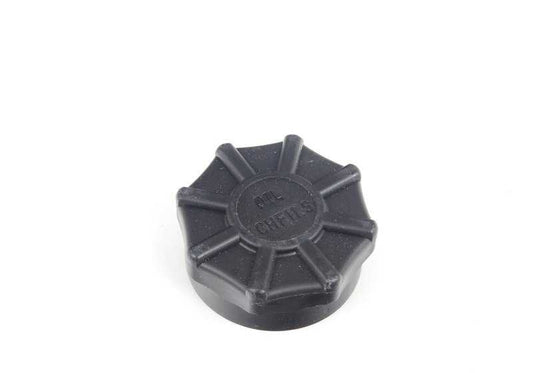 Tapa de cierre OEM 32411141132 para BMW E31, E32, E34. Recambio original BMW. Ideal para el depósito de aceite o sistema de dirección asistida. Fácil de buscar como "tapón depósito BMW".