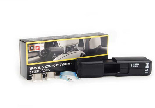 Soporte base universal Travel & Comfort OEM 51952354323 para MINI R50, R53, R56, F56, F55, Clubman, Cabrio, Countryman... y más. Original MINI.