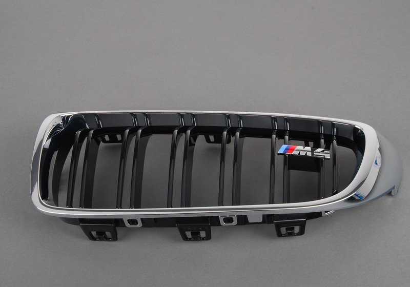Rejilla embellecedora izquierda para BMW M4 F82, F83. Original BMW. OEM 51138054331.