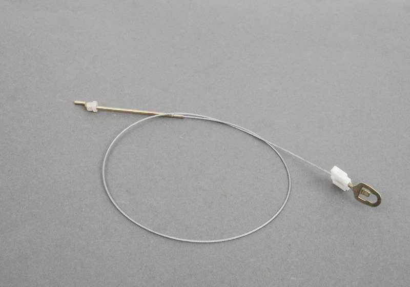 Cable de ajuste de asiento OEM 52108106309 para BMW Serie 3 E30, 318i, 320i... y más. Original BMW.