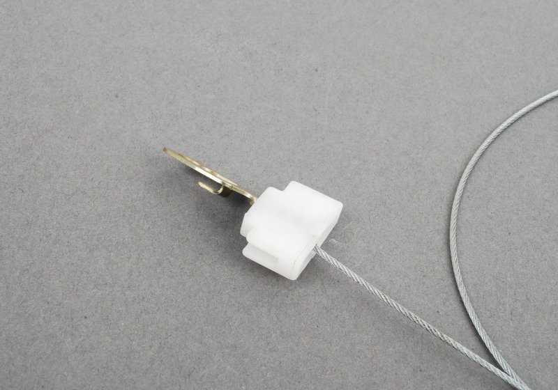 Cable de ajuste de asiento OEM 52108106309 para BMW Serie 3 E30, 318i, 320i... y más. Original BMW.