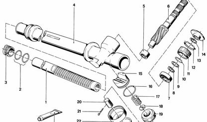 Casquillo guía para BMW E21 (OEM 32111116910). Original BMW