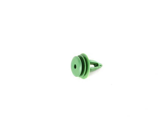 Clipe verde para BMW Série 2 F23, G42, U06, Série 4 G23, G83, Série 5 G31, G61, Série 6 F06, G32, Série 7 G11, G12, Série 8 F91, G14, X1 U11, X3 G45, X5 F15, G05, X6 E71, F16, X7 G07 (OEM 07147129310). BMW original