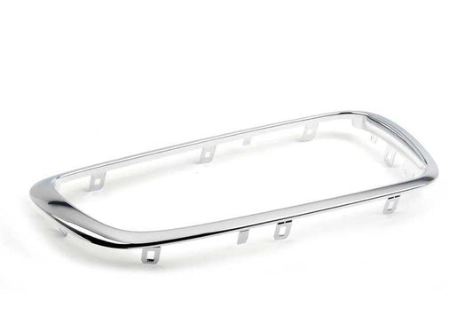 Moldura embellecedora frontal derecha OEM 51137145740 para BMW E65, E66. Original BMW.
