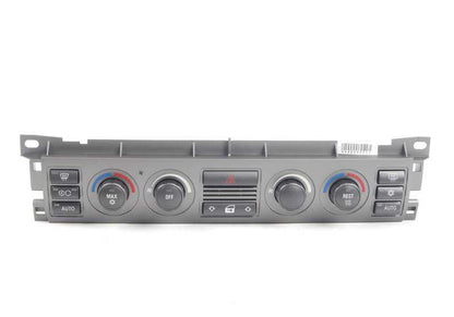 Panel de control climatizador automático OEM 64116953185 para BMW Serie 7 E65 {730d, 730i, 735i, 740d, 745i} (2001–2005). Color Dark Silver. Original BMW.