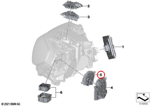 Intermittent LED Module/LEFT LEFT OEM 63115A0E631 for BMW G01, F97, G02, F98. Original BMW.