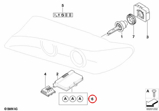 OEM 63117387835 Set di viti per BMW F45, F46, E92, E93, F30, F31, F34, F80, G20, G21, G28, F32, F33, F36, F82, F83, E63, E64, F06, F12, F13, F13 G15, G16, E83, F25, G01, G08, F97, F26, G02, F98, F15, G05, G18, F85, F95, F16, G