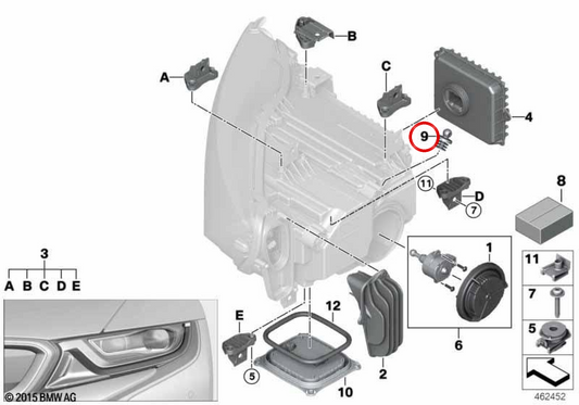 Interlock OEM 63117489213 pour MINI F56, F55, R56, Countryman F60... et plus encore. MINI d'origine.