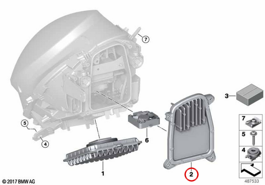 Module LED pour clignotants et feux diurnes OEM 63118737592 pour MINI F56, F55, Clubman F54, Cabrio F57... et plus encore. MINI d'origine.
