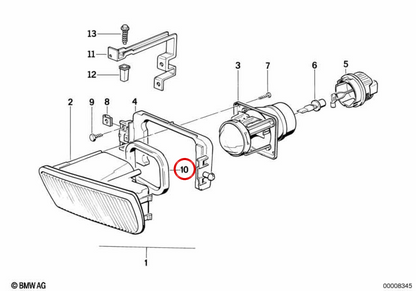 Board OEM 63171379110 pour BMW E34, E24, E32. BMW d'origine.