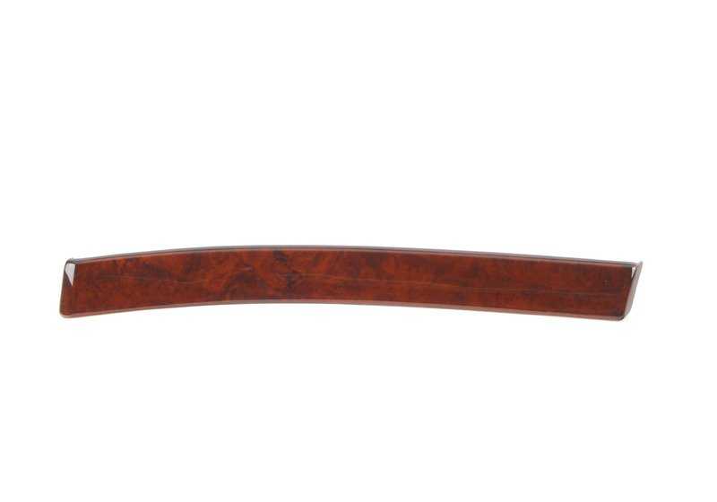 Moldura de madera para el salpicadero (lado derecho) OEM 51458211434 para BMW E39. Original BMW.