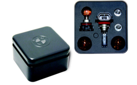 Caja de bombillas de repuesto OEM 63212318120 para BMW E81, E82, E87, E88, F20, F21, E90, E91, E60, E61, E65, E66, E84, F48, E83. Original BMW.