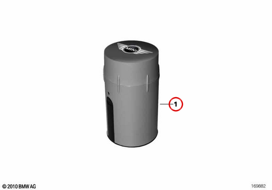 Scatola lampade di ricambio OEM 63212318130 per MINI R55 Clubman, R56, R57 Cabrio, R58 Coupé, R59 Roadster, R60 Countryman, R61 Paceman... e altri. Originale MINI