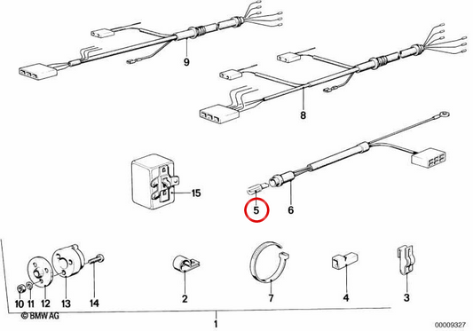 Lámpara incandescente OEM 63217167000 para MINI R50, R53, R56, F56, Clubman R55, Cabrio R52, Countryman R60... y más. Original MINI.