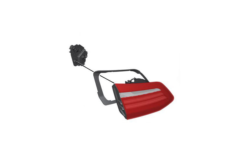 Piloto traseiro esquerdo OEM 63217461477 para BMW 2 Touler F45 ativo (modelos: 214D, 216D, 216i, 218D). Adequado para versões manuais e automáticas. BMW original.