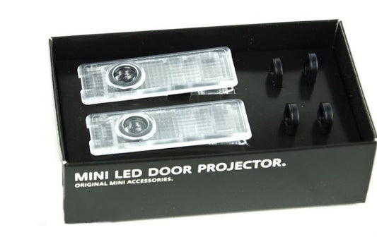 LED-Türprojektoren OEM 63312468387 für MINI R50, R53, R56, F56, F55, Clubman R55, Cabrio R52, Countryman R60, Paceman R61... und mehr. Originaler MINI.