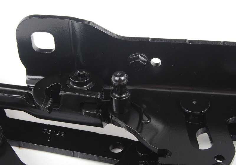 Front Hood Hinge Left for BMW 1 Series F20, F21, 2 Series F22, F23, F87, 3 Series F30, F31, F34, F35, 4 Series F32, F33, F36, F82, F83 (OEM 41617286343). Original BMW