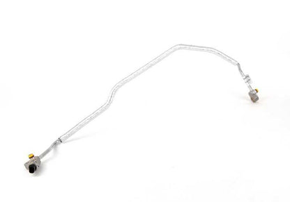 Tubo di pressione di condizionamento dell'aria OEM 64536909448 per BMW E46 {316i, 316CI} Tutti i modelli compatibili. Collegare l'asciugatrice e l'evaporatore. BMW originale.
