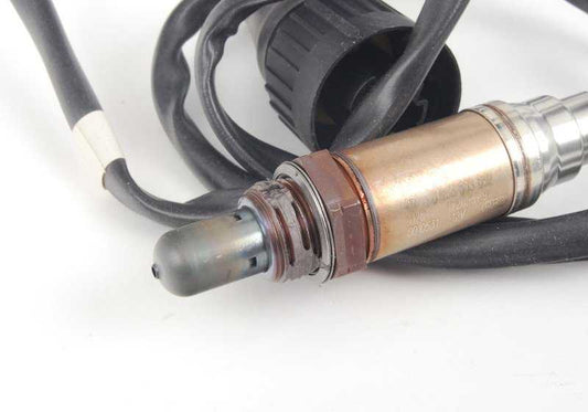 Sonda lambda OEM 11781720537 para BMW E34, E24, E32, E30, E28, Z1. Sensor de oxígeno original BMW para control de emisiones y eficiencia del motor. Longitud de cable: 1520mm. Original BMW.
