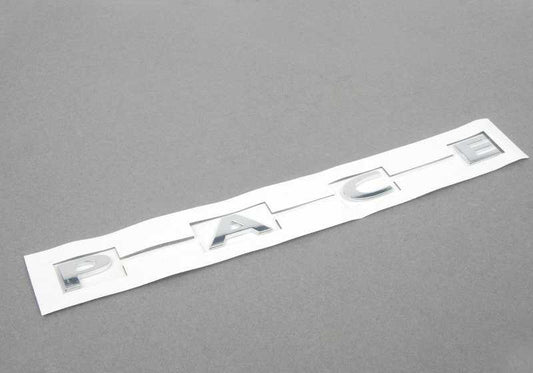 Inscripción trasera "PACE" OEM 51149811765 para MINI Paceman R61 (2012-2016). Original MINI.