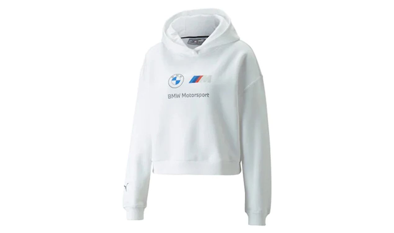 Sudadera con capucha M Motorsport Logo talla S blanca para BMW. Original BMW.