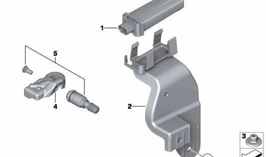 Mecanismo de mando RDC OEM 36106868194 para MINI R56, Clubman R55, Countryman R60 y más. Original MINI.