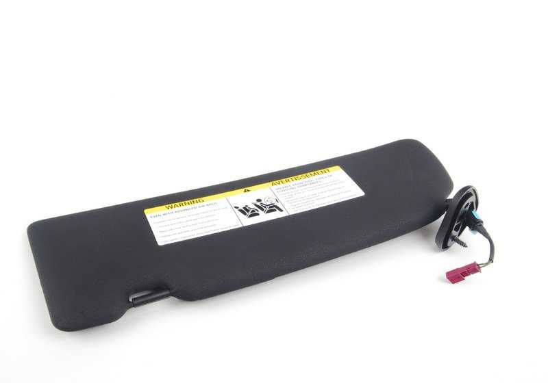 Parasol derecho con espejo OEM 51167252484 para BMW E82. Original BMW.