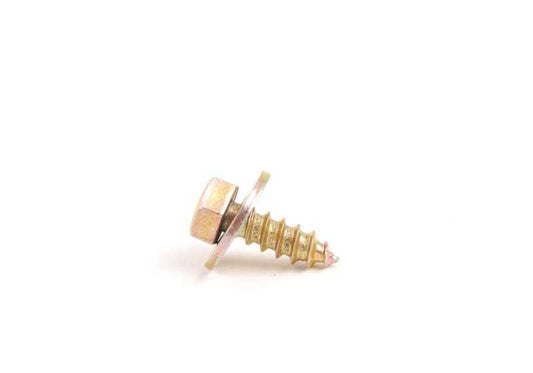 Hexagonal screw with washer OEM 51231806882 for BMW E36, E46, E90, F20, F30, G20, X1, X3, X5, Z3, Z4, Series 1-7. Original BMW. Ideal for fixations in the fuel tank and hood.