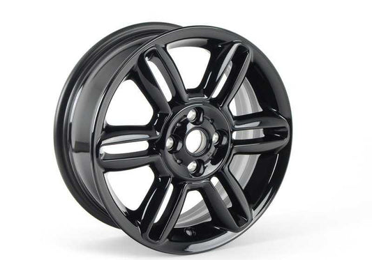 Llanta de aluminio 6 Star Twin Spoke R119 negra OEM 36116856969 para MINI R56, R56 LCI, Clubman R55, Cabrio R57, Coupé R58, Roadster R59... y más. Original MINI.
