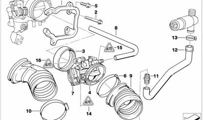 Bellows for BMW Series 3 E36 (OEM 13541703694). Genuine BMW
