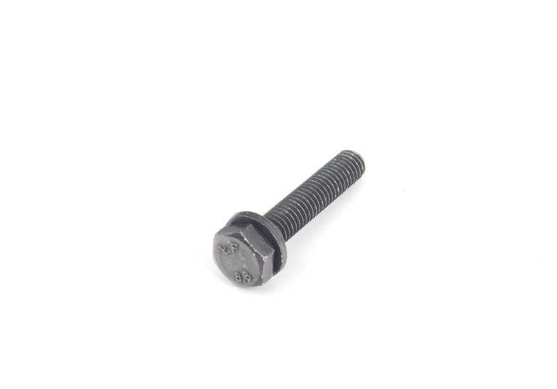 Tornillo hexagonal con arandela OEM 07119900486 para BMW E36, E46, E39, E60, E61, E38, E65, E66, E83, E53, Z3, E85. Original BMW.