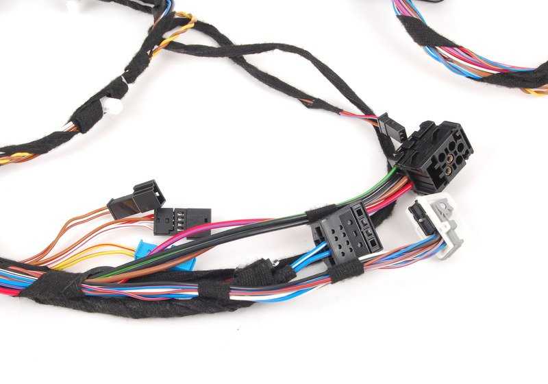 Mazo de cables puerta delantera OEM 61126923511 para BMW X5 E53 (todos los modelos: 3.0d, 3.0i, cambio manual y automático, 2001–2006). Original BMW.