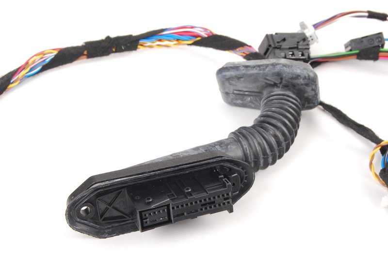 Mazo de cables puerta delantera OEM 61126923511 para BMW X5 E53 (todos los modelos: 3.0d, 3.0i, cambio manual y automático, 2001–2006). Original BMW.