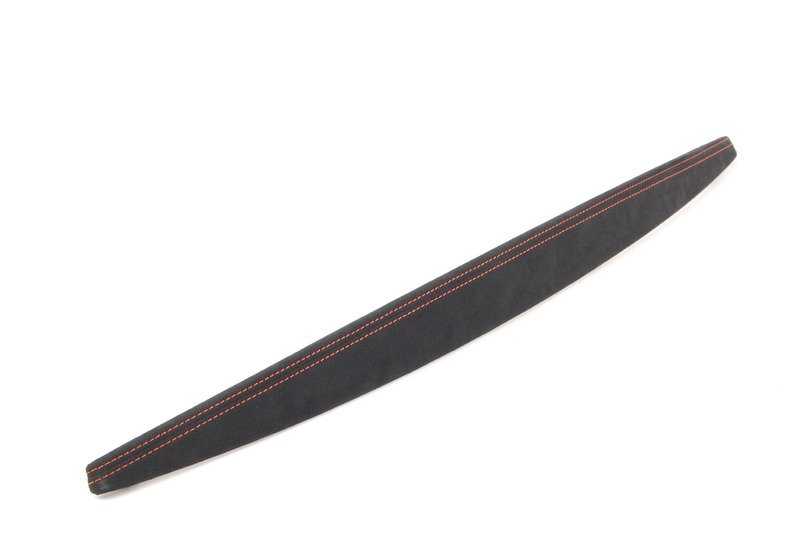 Embellecedor salpicadero en Alcantara OEM 51458051251 para BMW E82. Pieza interior original BMW.