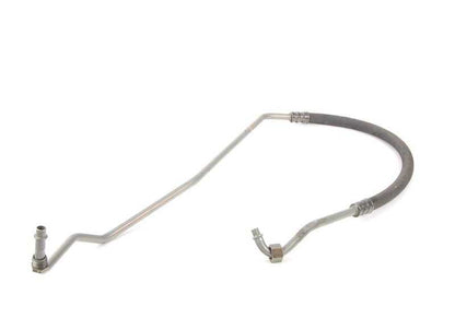 OEM oil radiator feed tube 17221719364 for BMW E30. Original BMW.