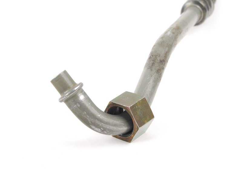 OEM oil radiator feed tube 17221719364 for BMW E30. Original BMW.