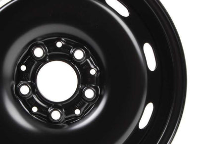 Llanta de acero negra estilo 12 OEM 36116851510 para MINI F55, F56, F57, F54, F60. Compatible con versiones Cooper, Cooper D y Cooper S. Original MINI y BMW.